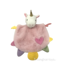 Serviette bébé Licorne Rose